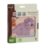 Puzzle Drewniane Dino / Joueco