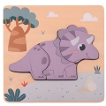 Puzzle Drewniane Dino - Joueco