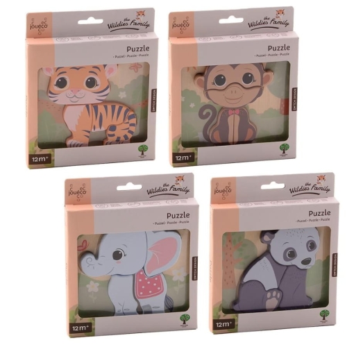 Puzzle Drewniane The Wildies Family - Joueco