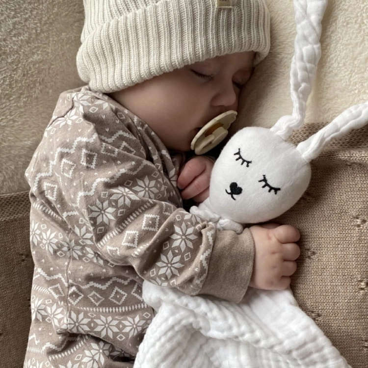 Doudou Szmatka Przytulanka Kremowa - Yosoy