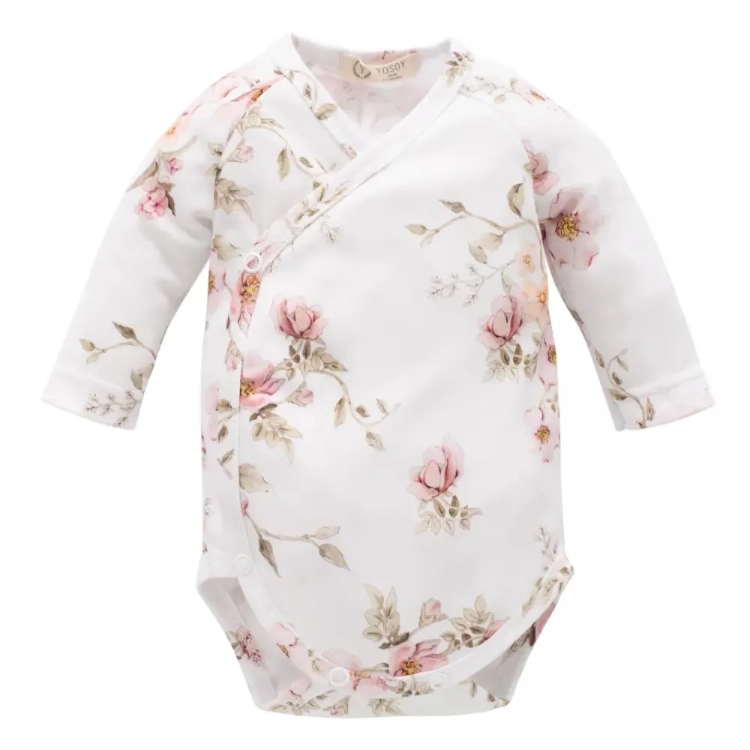 Body Niemowlęce Długi Rękaw Yosoy Wild Rose