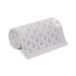 Kocyk Bambusowy Ażurowy Light Grey / My Memi