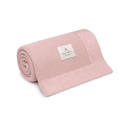 Kocyk dla Niemowlaka Bambusowy My Memi Powder Pink Pudrowy Róż