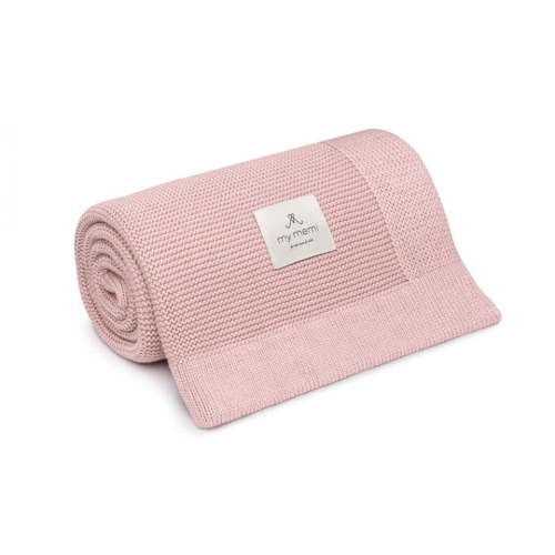 Kocyk dla Niemowlaka Bambusowy My Memi Powder Pink Pudrowy Róż