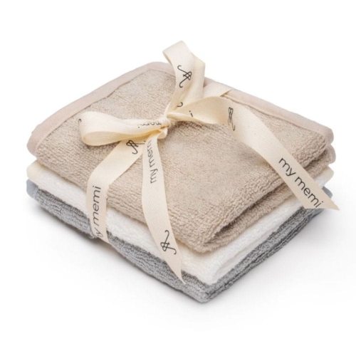 Ręczniczki dla Niemowlaka Bambusowe My Memi Sand 3-Pak