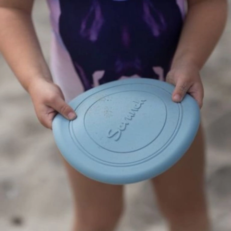 Frisbee dla Dzieci Silikonowe Scrunch Błękitny