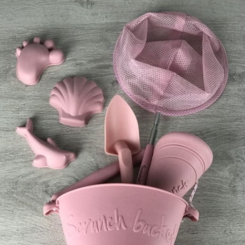 Łopatka do Piasu dla Dzici Scrunch Pudrowy Róż