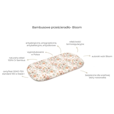 Prześcieradło do Gondoli Bambusowe Bloom