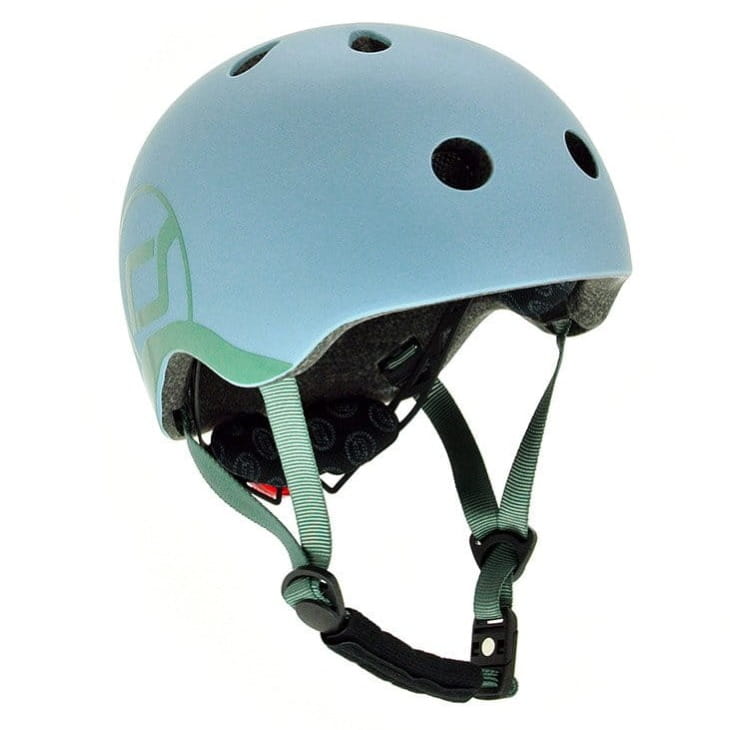 Kask Dziecięcy Scootandride na Rower xxs-S dla Dzieci 1-5 Lat Steel