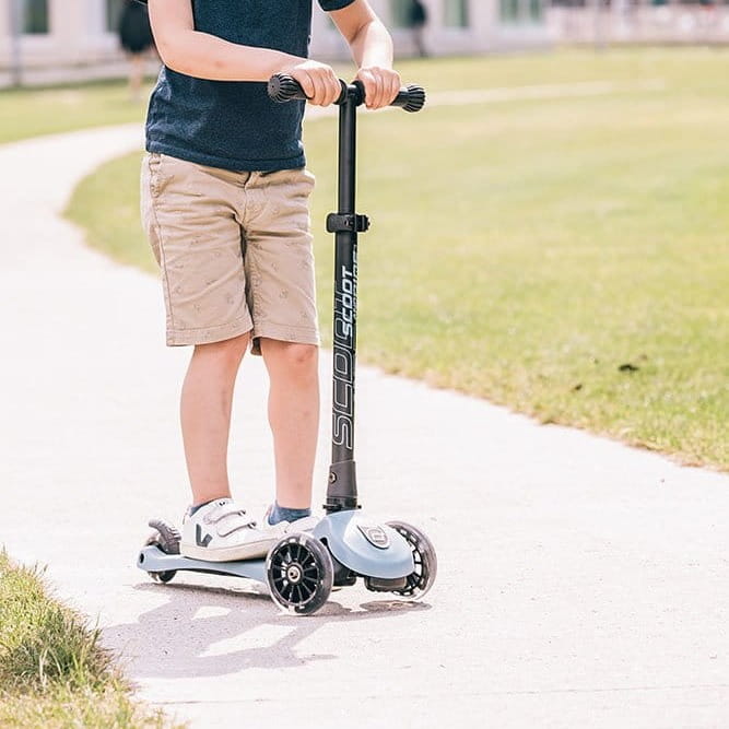 Hulajnoga Scootandride Highwaykick 3 Led ze Świecącymi Kółkami 3+ Steel