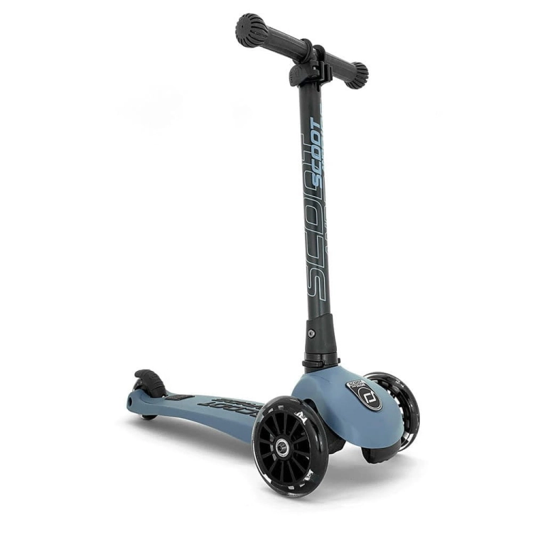 Hulajnoga Scootandride Highwaykick 3 Led ze Świecącymi Kółkami 3+ Steel