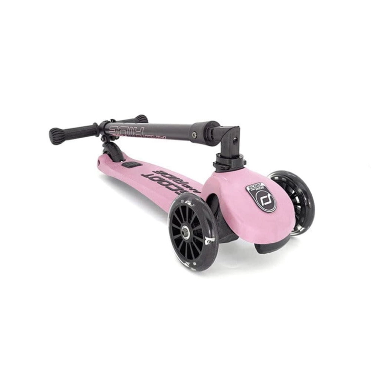 Hulajnoga Scootandride Highwaykick 3 Led ze Świecącymi Kółkami 3+ Rose