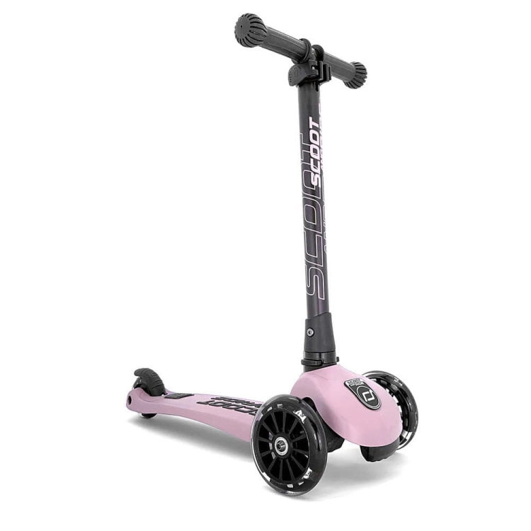 Hulajnoga Scootandride Highwaykick 3 Led ze Świecącymi Kółkami 3+ Rose