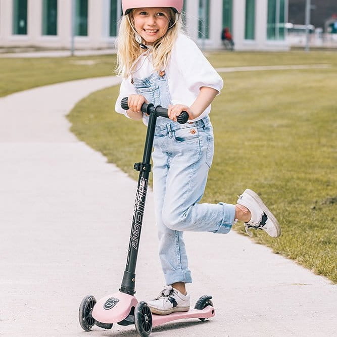 Hulajnoga Scootandride Highwaykick 3 Led ze Świecącymi Kółkami 3+ Rose