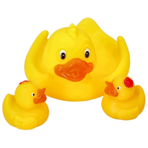 Zabawka do kąpieli Mydelniczka Kaczka 3 szt - Mom's Care