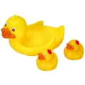 Zabawka do kąpieli Mydelniczka Kaczka 3 szt - Mom's Care