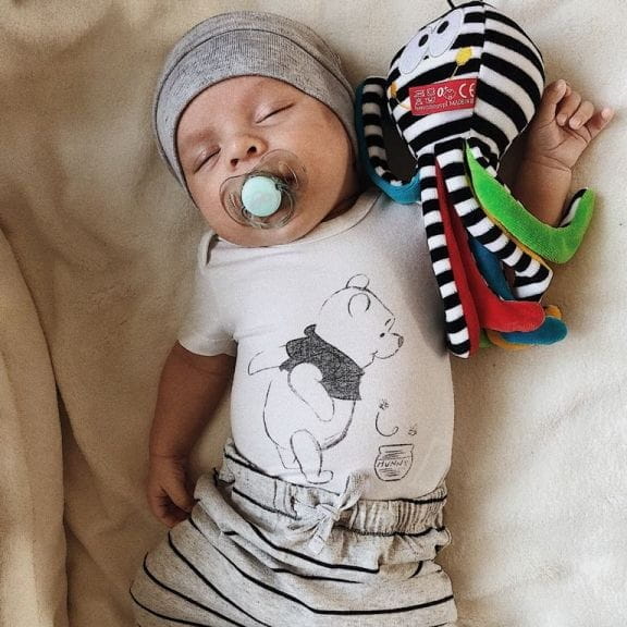 Kontrastowa Mini Ośmiornica Biało-Czarna - Mom's Care