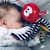 Kontrastowa Mini Ośmiornica Czerwona - Mom's Care