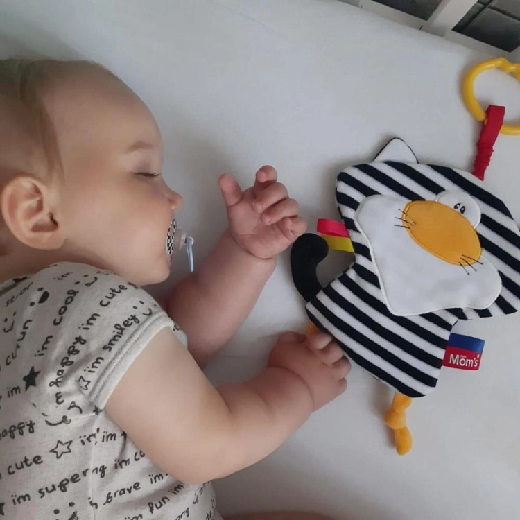 Szeleścik Sensoryczny Kot Pasiak - Mom's Care