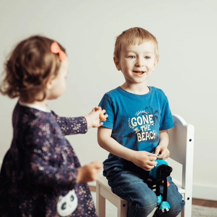 Przytulanka Wibrująca Jednorożec Niebieski - Mom's Care