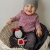 Szeleścik Sensoryczny Kontrastowy Misio Buu Czarny - Mom's Care