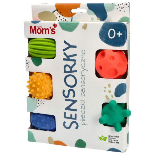 Piłeczki Sensoryczne 5szt Pastelowe - Mom's Care