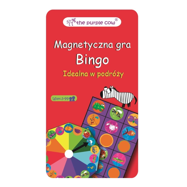 Gra Magnetyczna The Purple Cow Bingo