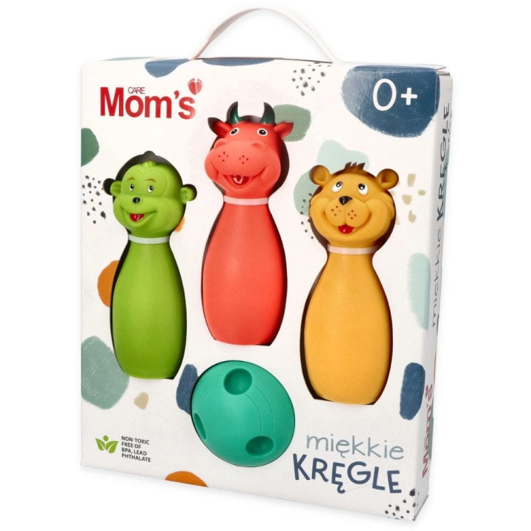 Kręgle dla Dzieci Miękkie Pastelowe - Mom's Care
