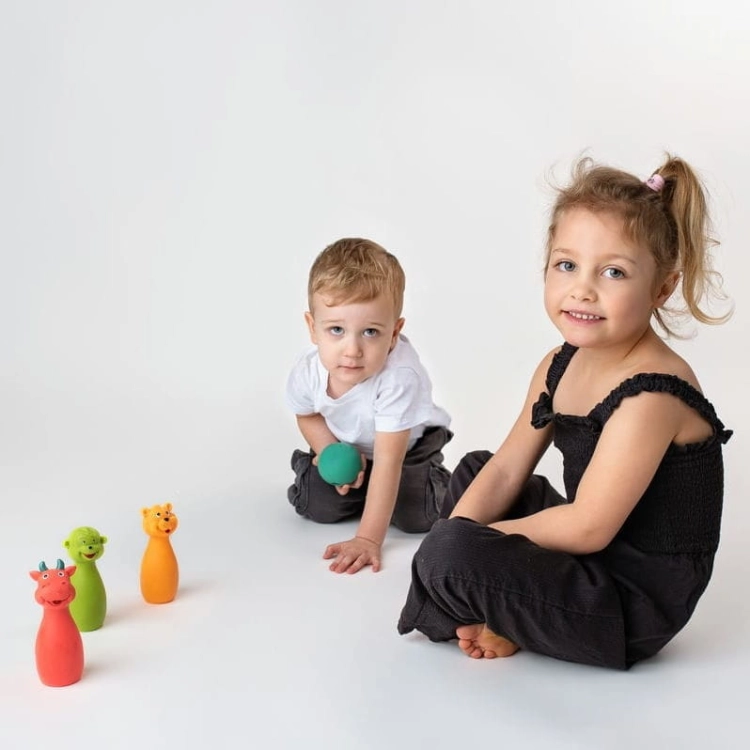 Kręgle dla Dzieci Miękkie Pastelowe - Mom's Care