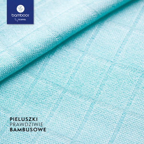 Pieluszka Bambusowa Classic Aqua - Bamboo Line