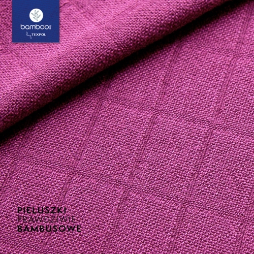Pieluszka Bambusowa Classic Magenta - Bamboo Line