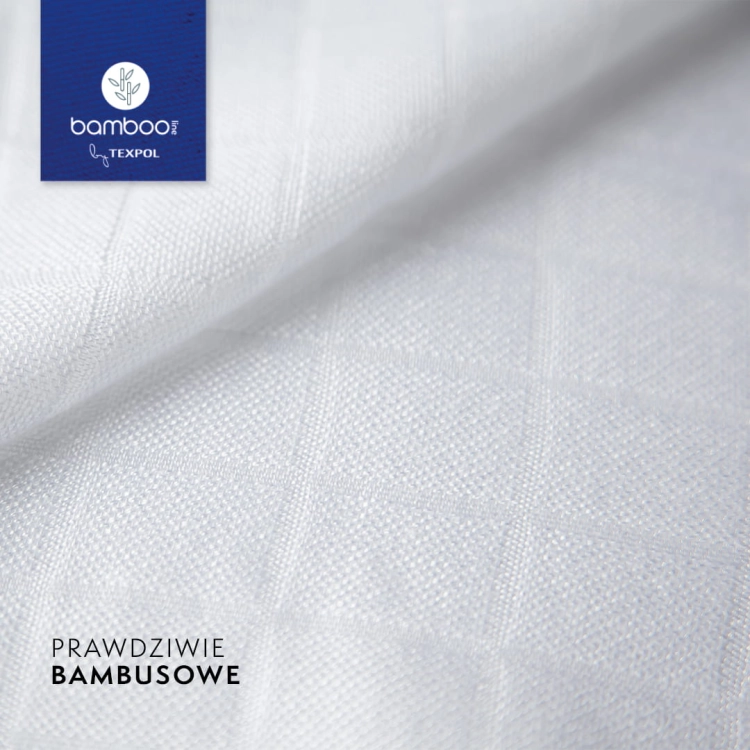 Pieluszka Bambusowa Classic Biały - Bamboo Line