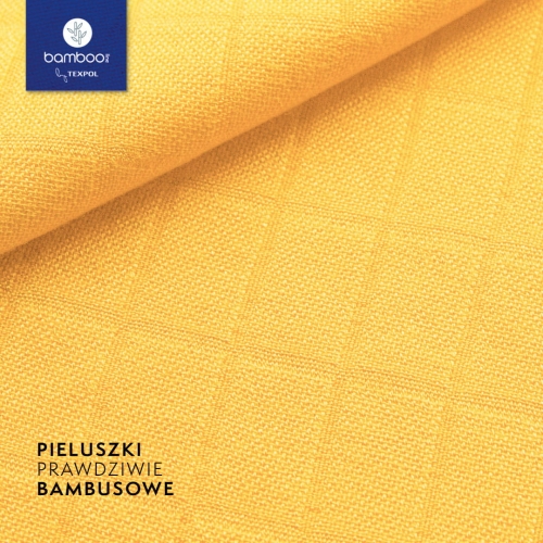 Pieluszka Bambusowa Classic Żółty - Bamboo Line