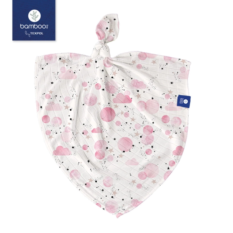 Zestaw Pieluszek Bambusowych 2szt. Sky Pink Różowa - Bamboo Line