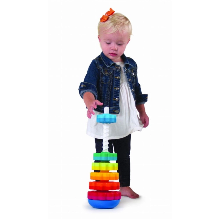 Sorter Kształtów Zakręcona Wieża Fat Brain Toys
