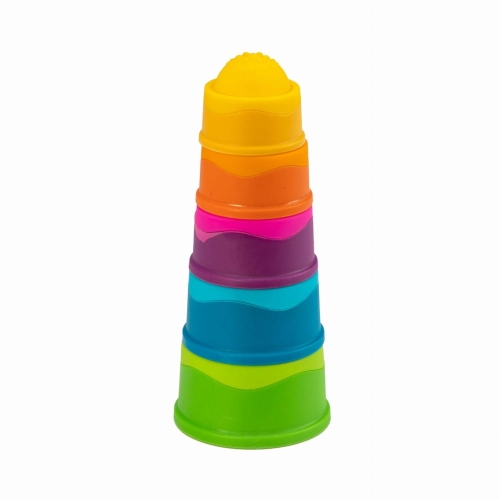 Sorter Kształtów dla Dziecka Bąbelki Dimpl Wieża Fat Brain Toys