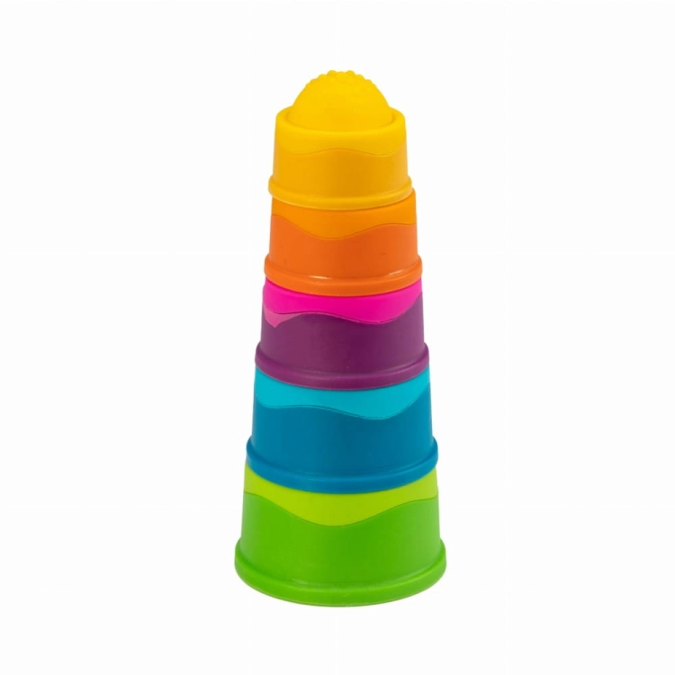 Sorter Kształtów dla Dziecka Bąbelki Dimpl Wieża Fat Brain Toys