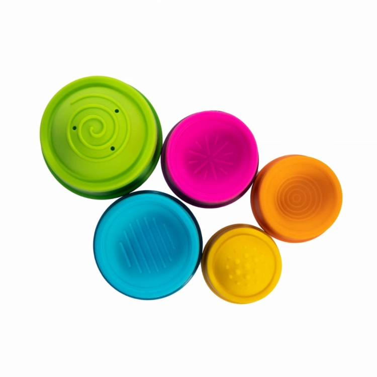 Sorter Kształtów dla Dziecka Bąbelki Dimpl Wieża Fat Brain Toys