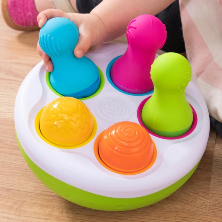 Sorter Kształtów dla Dziecka Zabawka Manipulacyjna Sorter Wańki Wstańki — Fat Brain Toys
