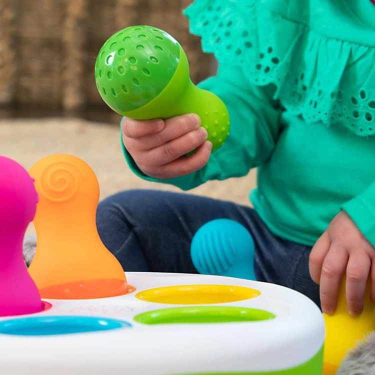 Sorter Kształtów dla Dziecka Zabawka Manipulacyjna Sorter Wańki Wstańki — Fat Brain Toys