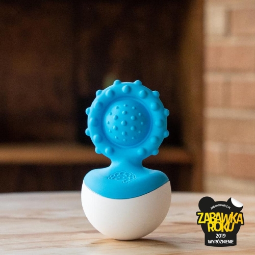Gryzak dla Niemowlaka Dimpl Wstańka Niebieski — Fat Brain Toys
