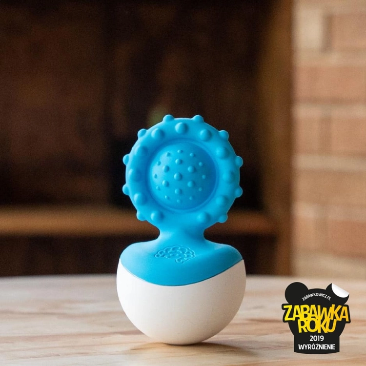 Gryzak dla Niemowlaka Dimpl Wstańka Niebieski — Fat Brain Toys