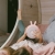 Lampka Nocna Dla Dzieci Stojąca Budzik Różowy Królik — Rabbit and Friends