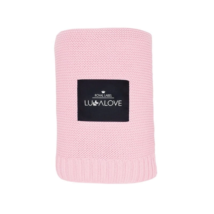 Kocyk dla Niemowlaka Bambusowy Lullalove Candy Pink Różowy