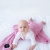 Kocyk dla Niemowlaka Bambusowy Lullalove Candy Pink Różowy