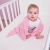 Kocyk dla Niemowlaka Bambusowy Lullalove Candy Pink Różowy