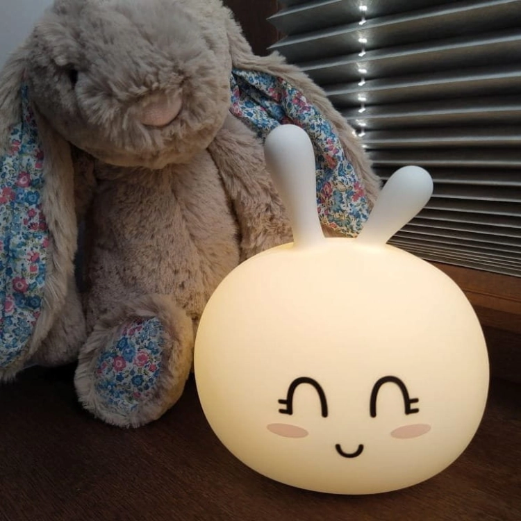 Lampka Led dla Dzieci Silikonowa Królik Słodziak — Rabbit and Friends