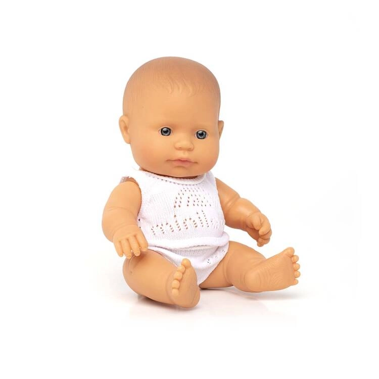 Lalka Dziewczynka Europejka 21cm Baby / Miniland
