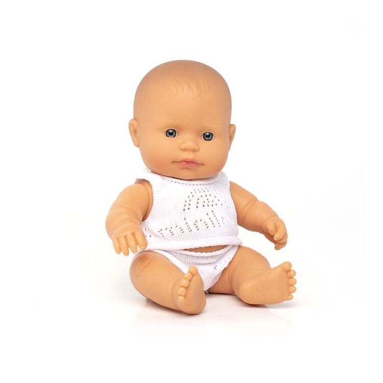 Lalka Chłopiec Europejczyk 21cm Baby / Miniland