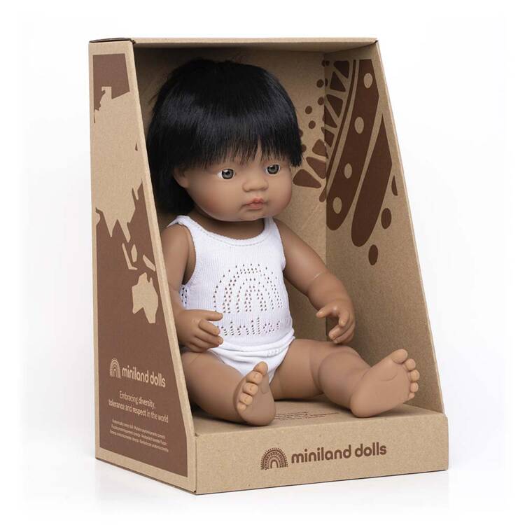 Lalka dziewczynka Hiszpanka 38cm Miniland Doll